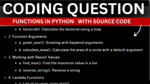 Coding Question Functions in Python