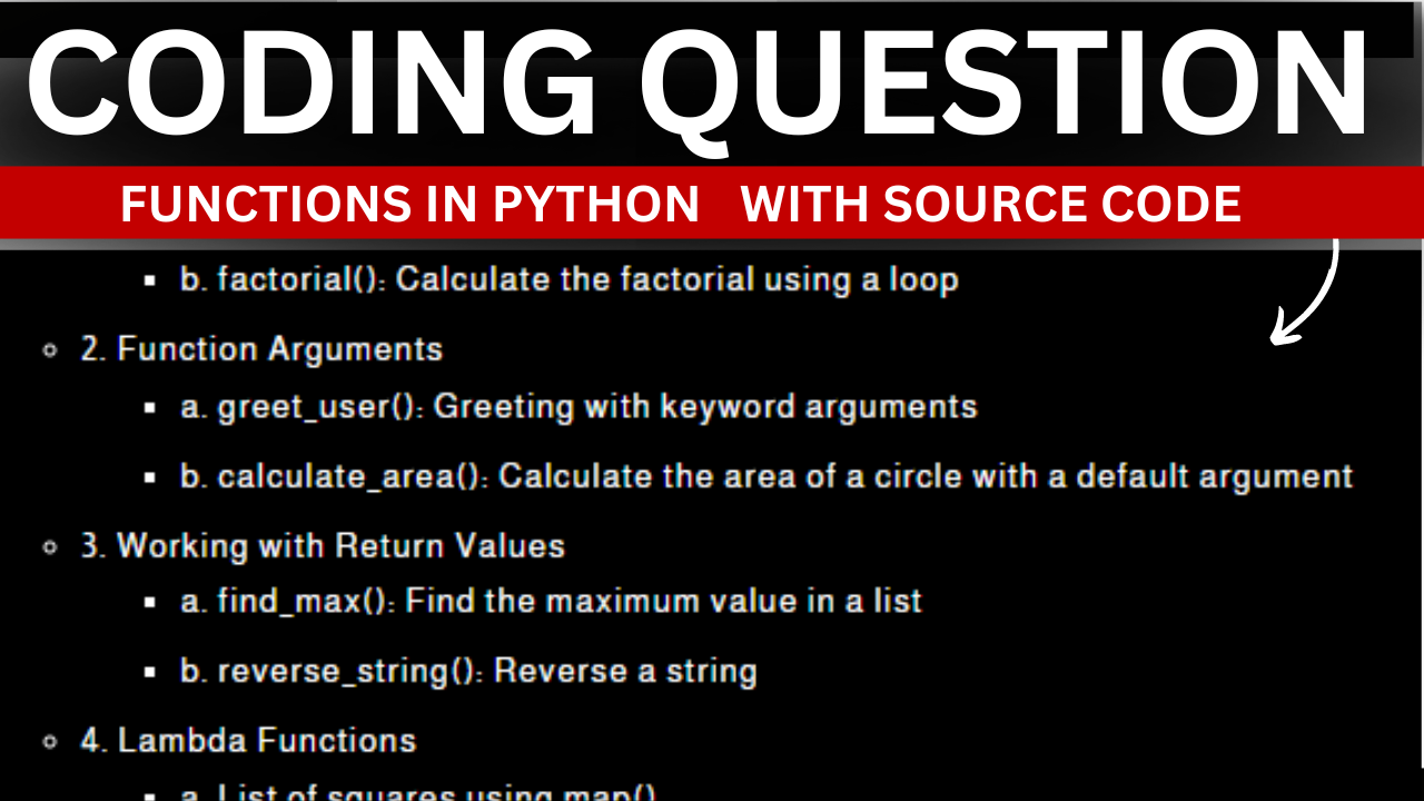 Coding Question Functions in Python