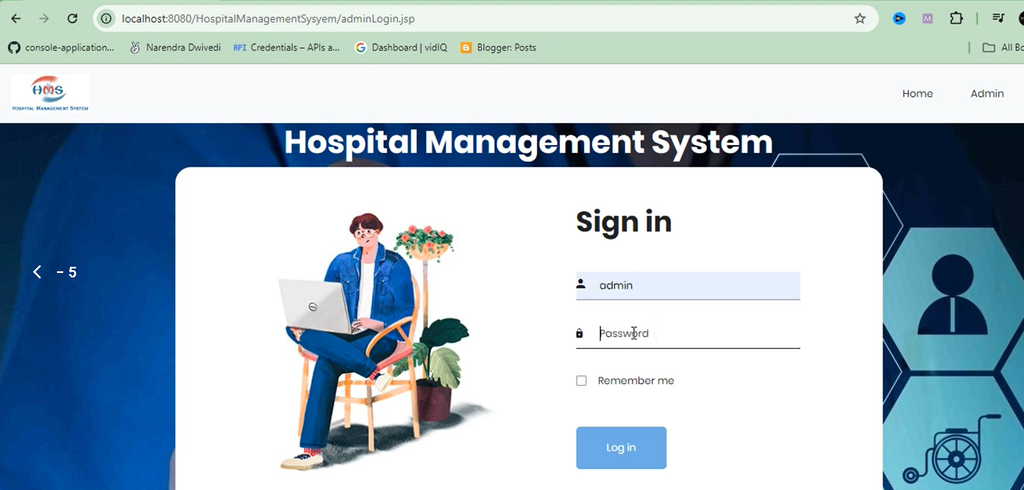 Hospital Management System Using Java, JSP, Servlets, and MySQL