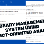 Library Management System Using Object-Oriented Analysis