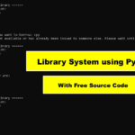 Library System using Python