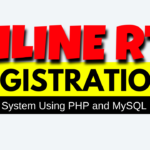 Online RTO Registration System Using PHP and MySQL