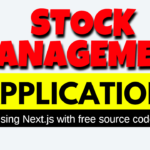 Stock Management System Using Next js