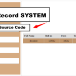 Student System Free Source Code