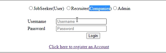 Online Job Portal Using Java and MySQL