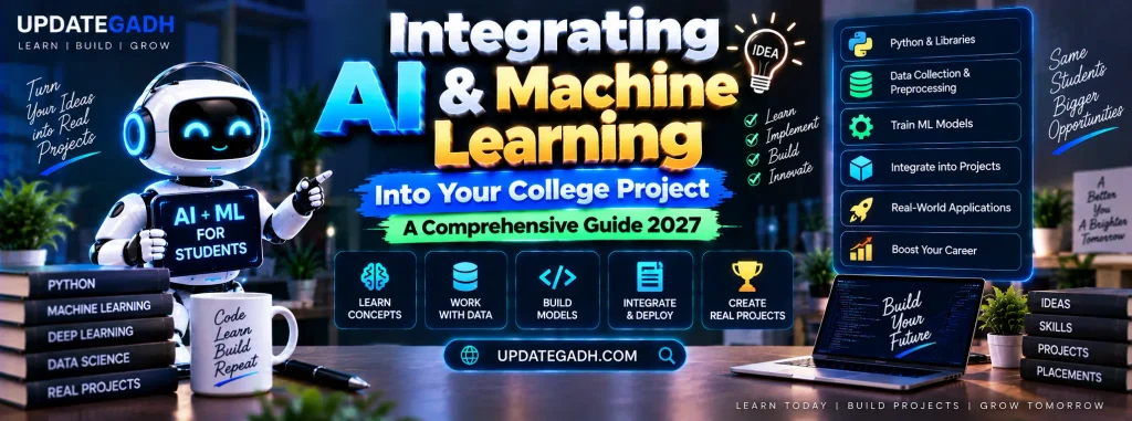 Integrating AI and Machine Learning into Your College Project: Comprehensive Guide