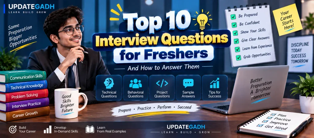 Top 10 Interview Questions for Freshers and How to Answer Them