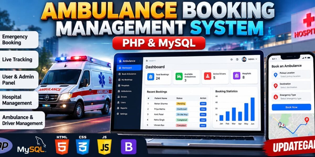 Ambulance Booking Management System Using PHP