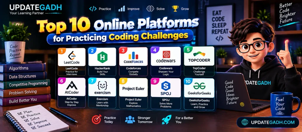 Top 10 Online Platforms for Practicing Coding Challenges