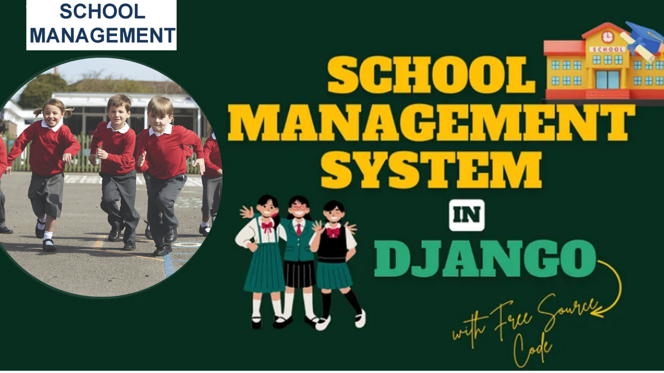 School Management System using the Django Framework With Free Code