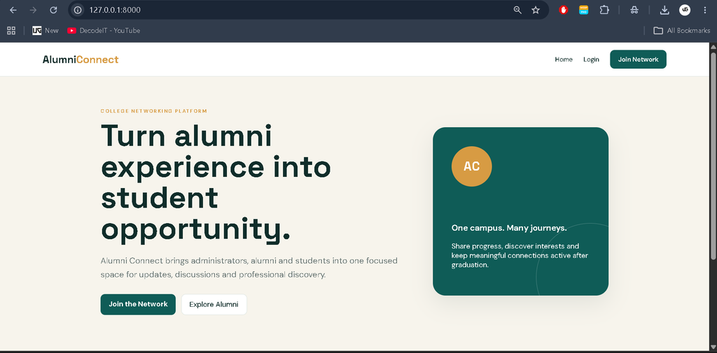 Alumni Management System Using Python