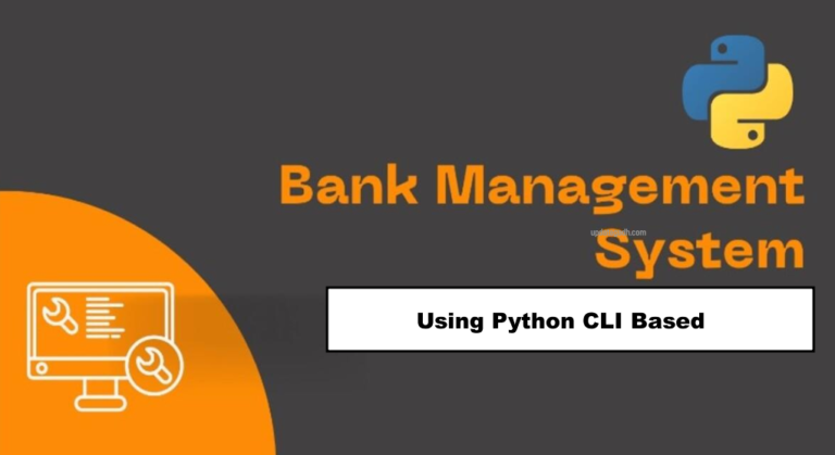 Bank Management System in Python