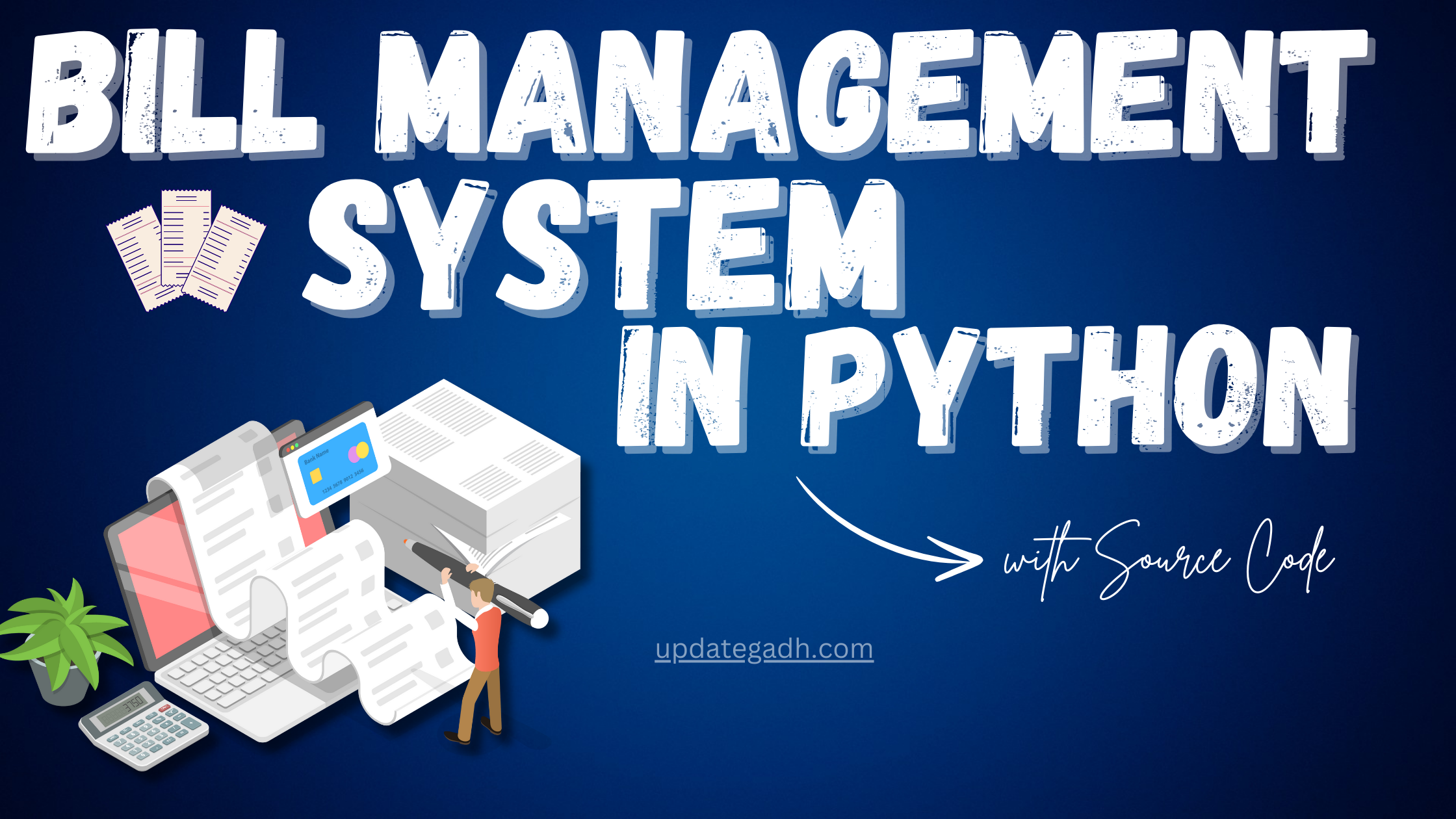 Bill Management System in Python Free Source Code