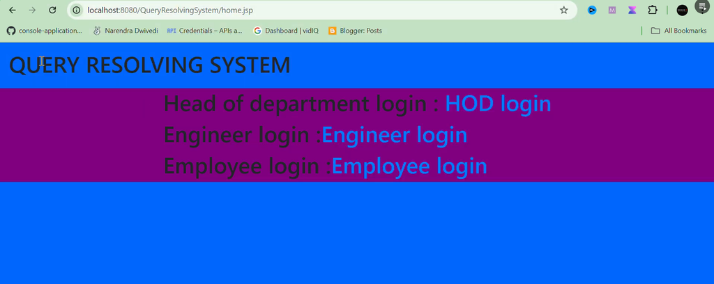 Complaint Management System Using Java and MySQL