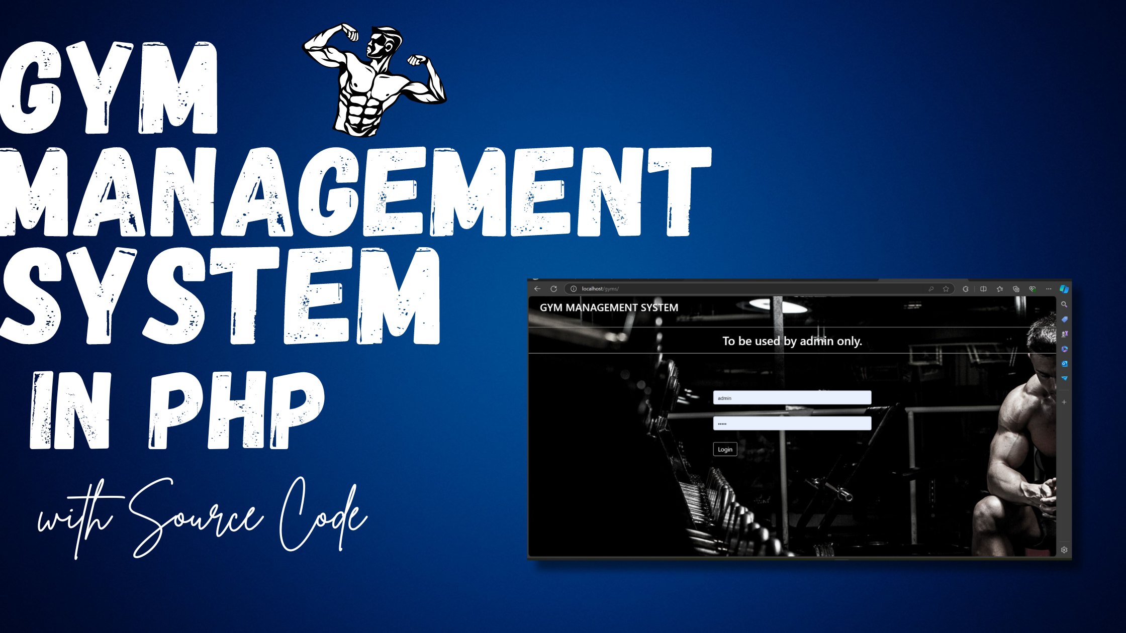 Gym Management System in PHP Free Source Code