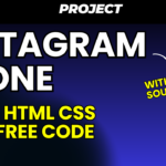 Instagram Clone Using HTML, CSS with Free Code