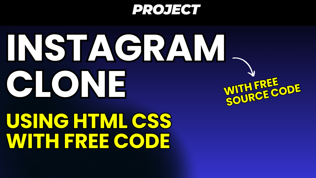 Instagram Clone Using HTML, CSS with Free Code