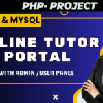 Online Tutor Portal Site Using PHP and MySQL