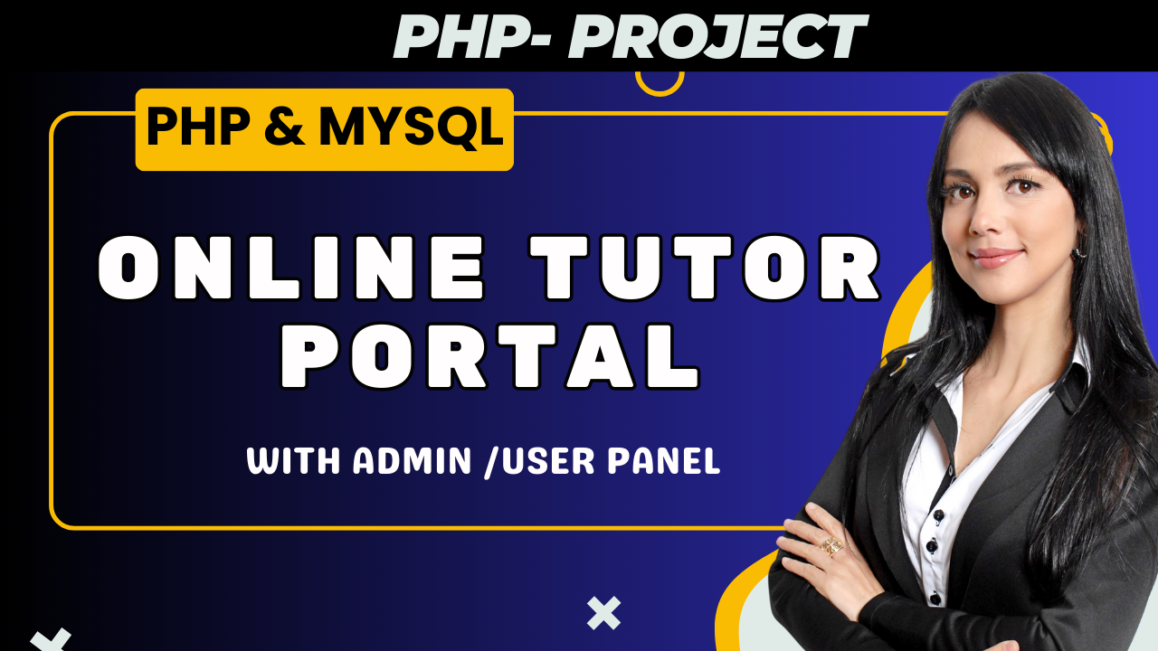 Online Tutor Portal Site Using PHP and MySQL