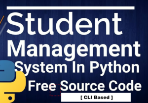 Student Result Management System in Python With Code