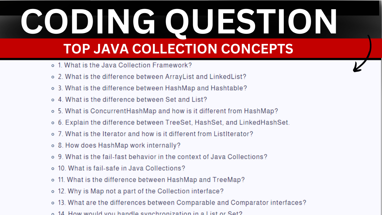 Top Java Collection Concepts interview questions