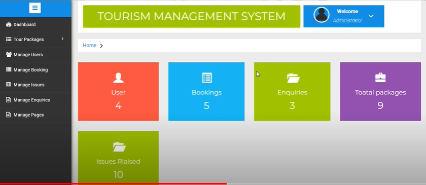 Travel Management System Using PHP and MySQL