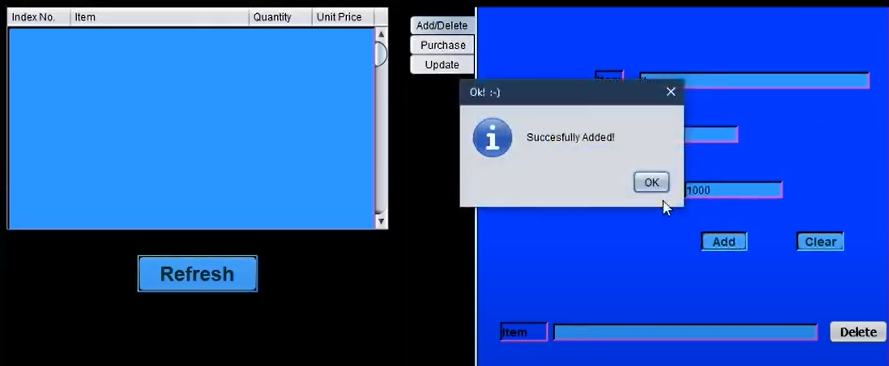 Stock Management System in Java Free Source Code