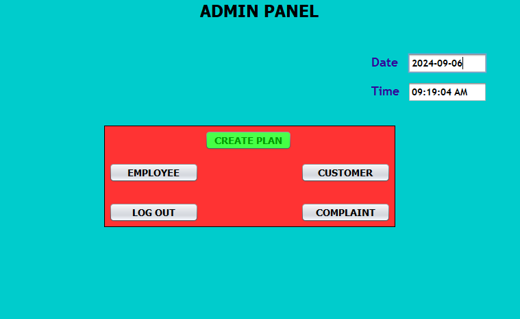 ISP Management System in Java and MySQL