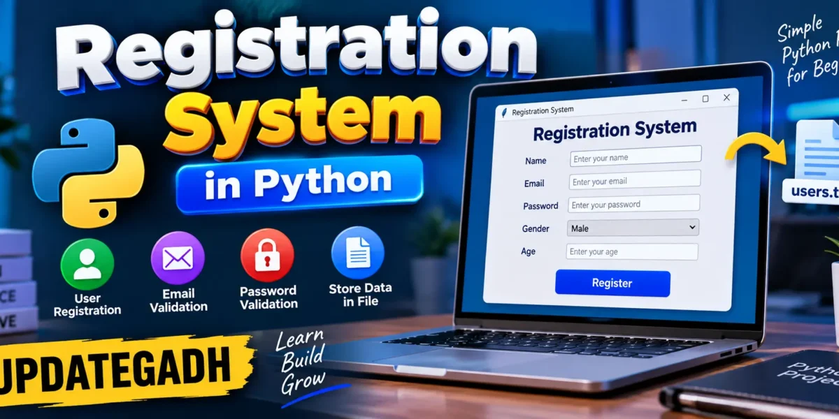 Registration System in Python
