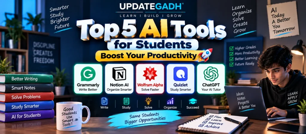 Top 5 AI Tools for Students