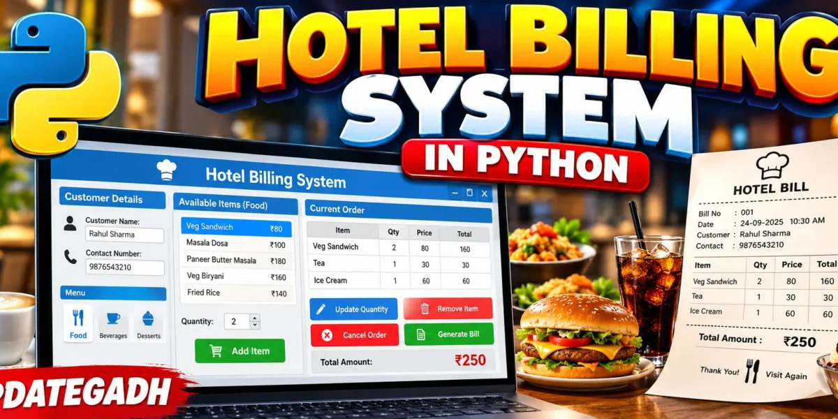 Hotel Billing System in Python