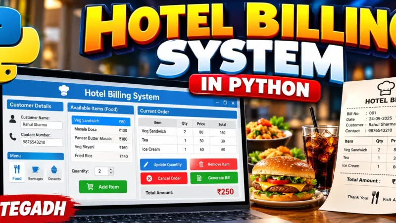 Hotel Billing System in Python