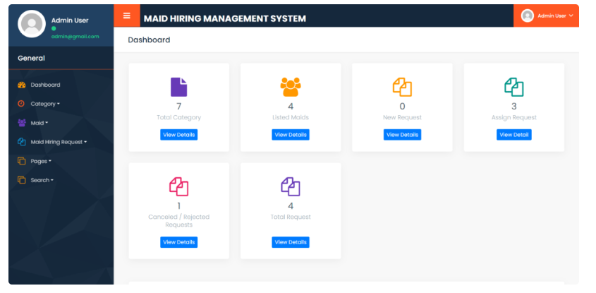 image-65 Maid Hiring Management System Using PHP and MySQL Source Code