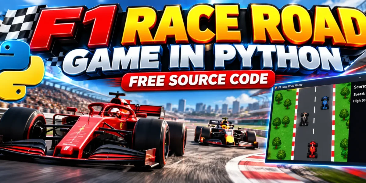 F1 Race Road Game in Python