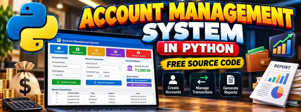 Account Management System in Python