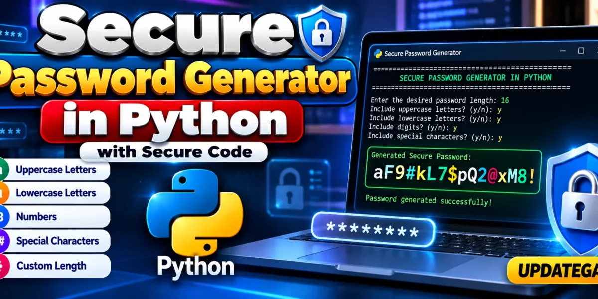 Secure Password Generator in Python With Source Code