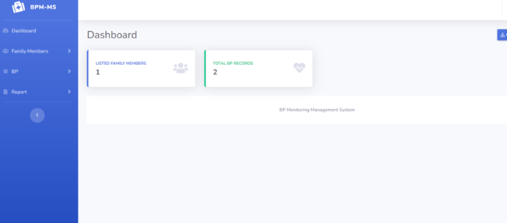 Blood Pressure Monitoring Management System