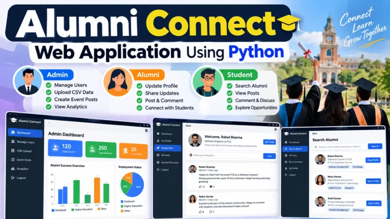 Alumni Web Application Using Python