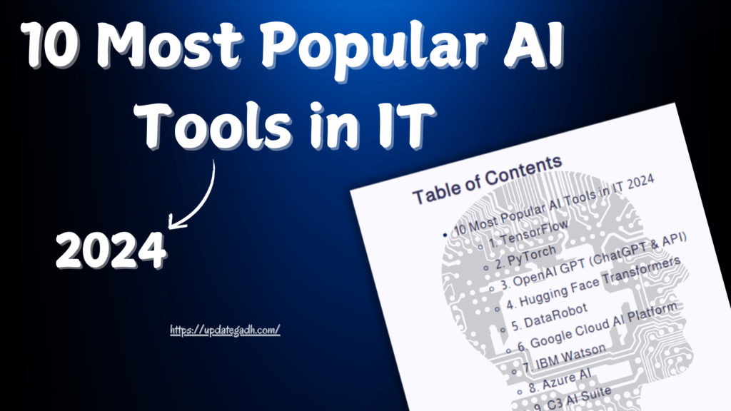 10 Most Popular AI Tools in IT 2025 image.