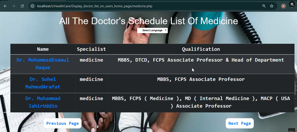 Appointment Management System Using PHP