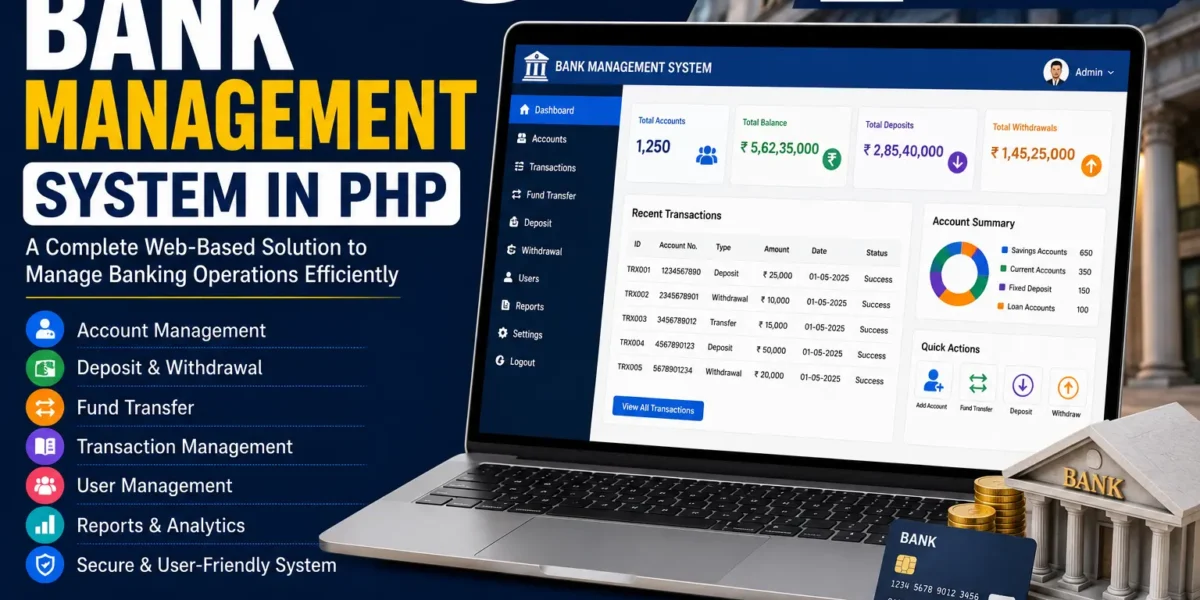 Bank Management System Using PHP
