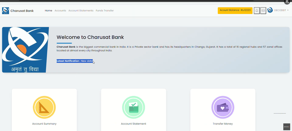 Bank Management System Using PHP and MySQL