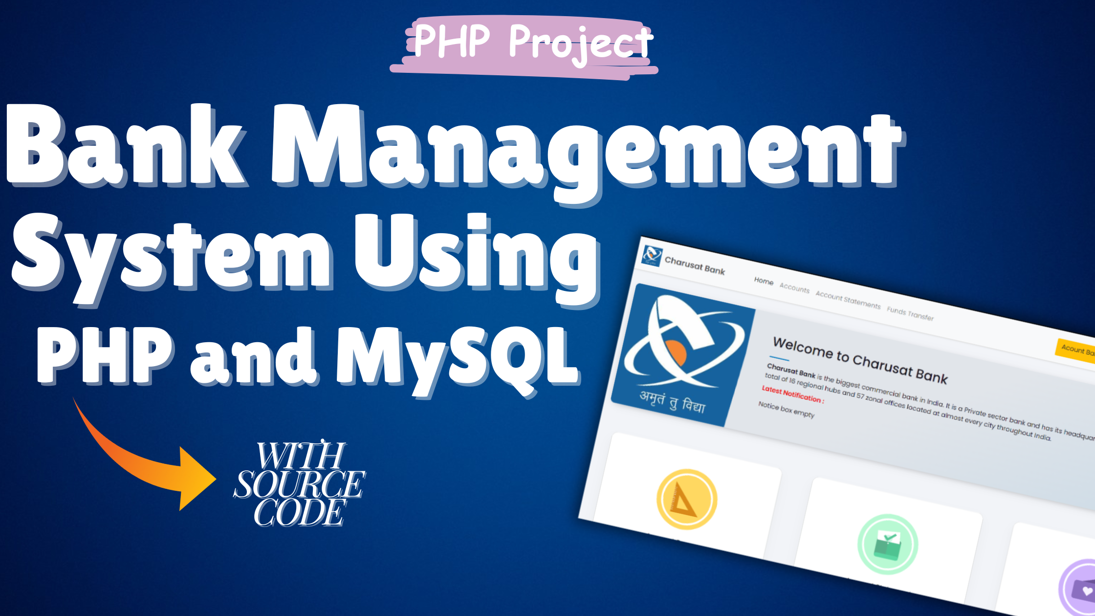 Bank Management System Using PHP and MySQL