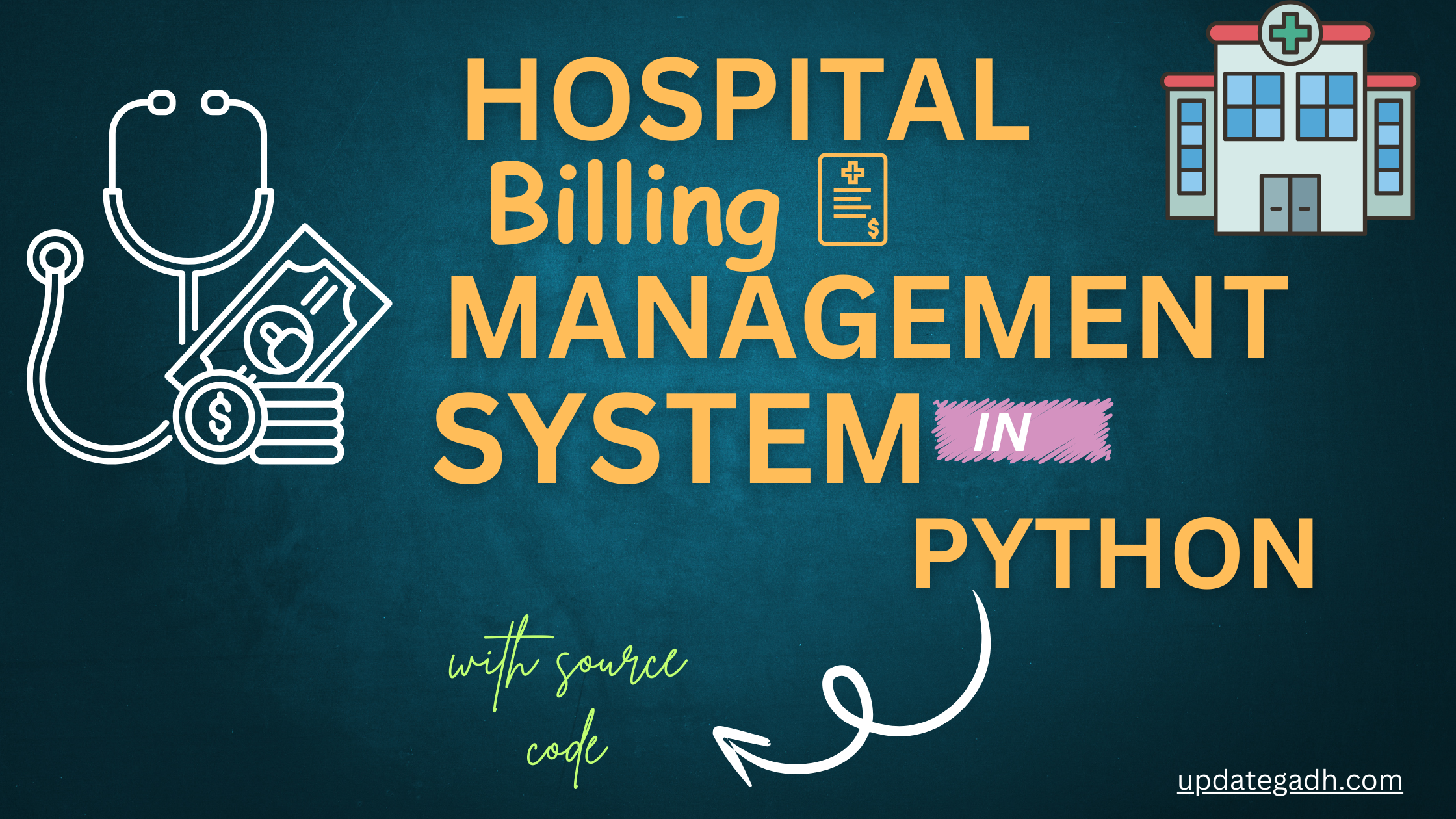 Hospital Billing Management System in Python free code