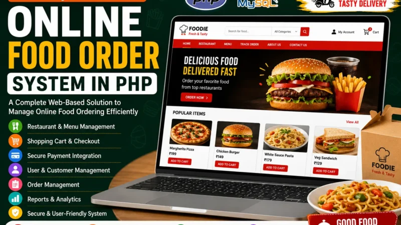 Online Food Order System in PHP