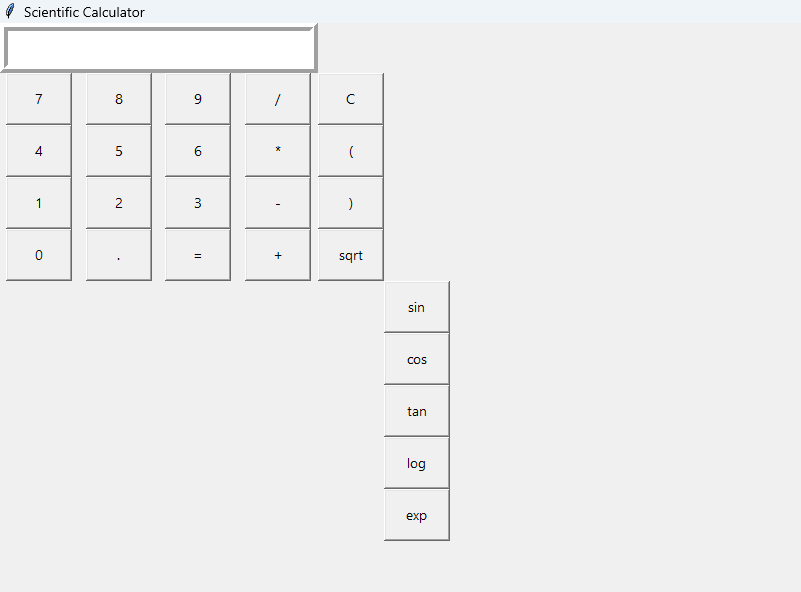 Scientific Calculator in Python