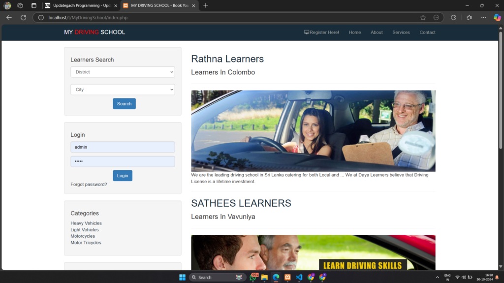 Screenshot-2024-10-30-162814-1024x575 Online Driving School Project in PHP with Source Code