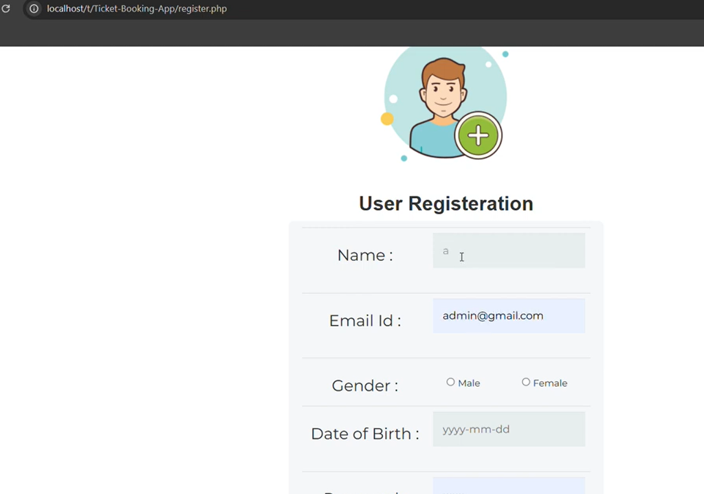 Ticket Booking System in PHP