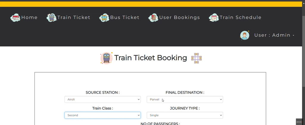 Ticket Booking System in PHP