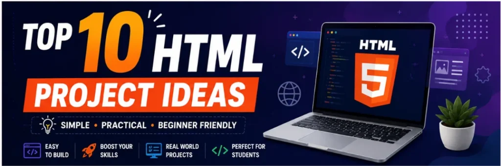 Top 10 HTML Project Ideas
